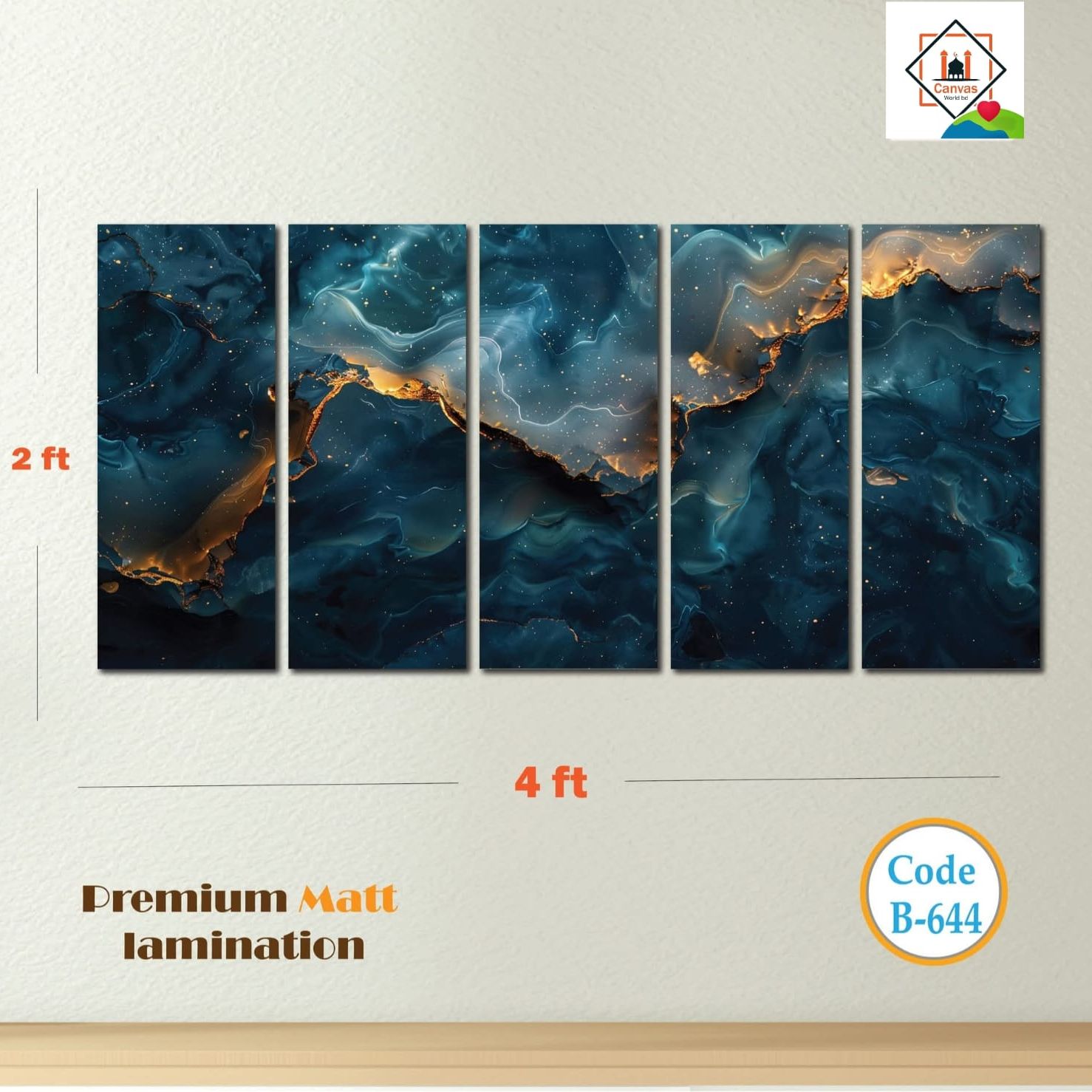 Picture of 5-in-1 Premium Wall Canvas Set – Elegant Modern Wall Art for Any Room