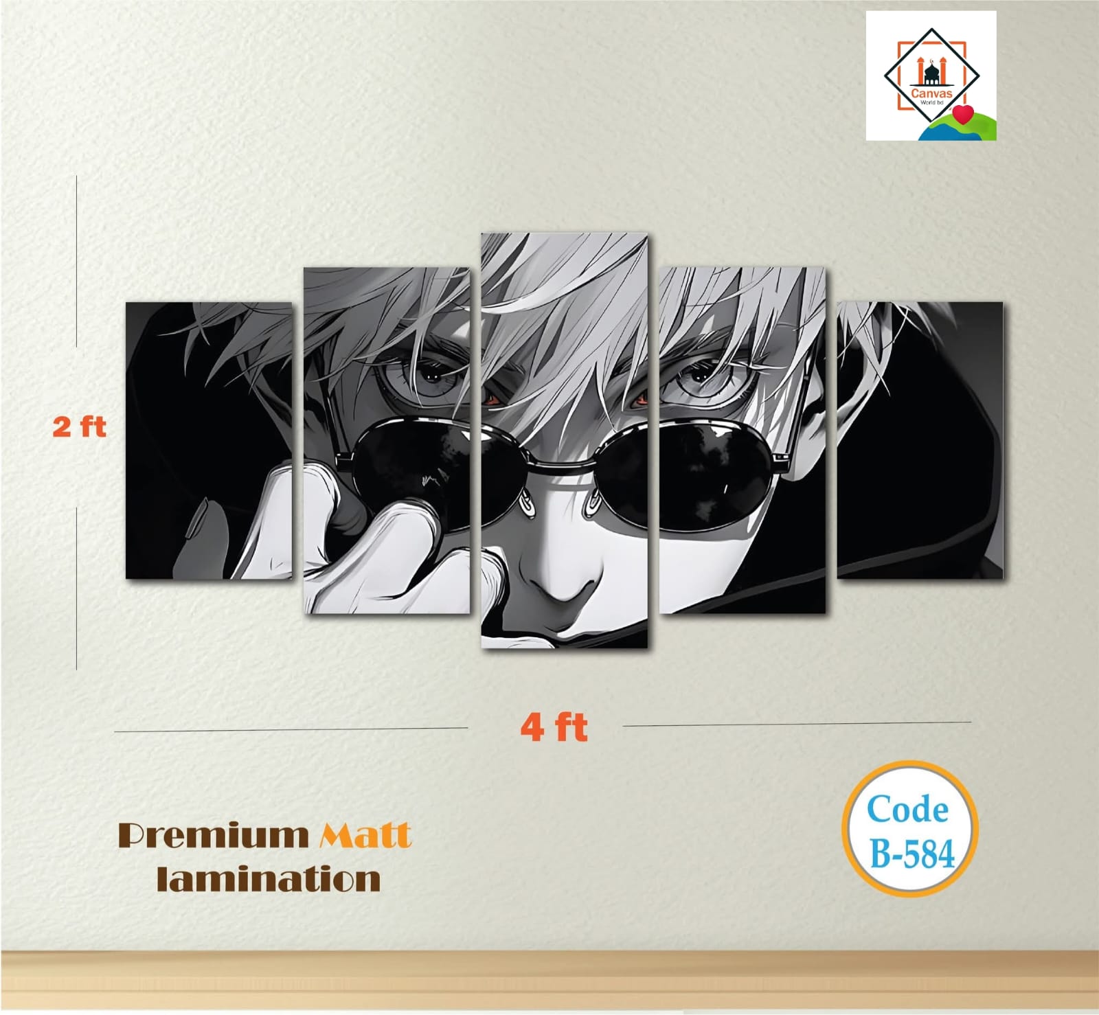 Picture of 5-in-1 Premium Wall Canvas Set – Elegant Modern Wall Art for Any Room