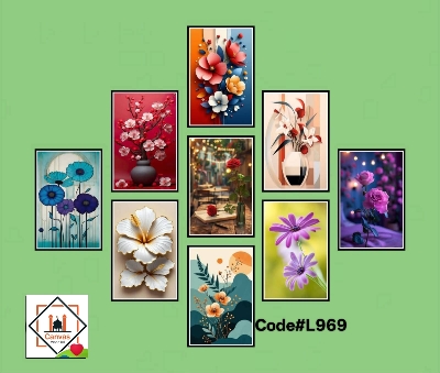 Picture of Premium PVC & HD Sticker Wallmate Set – 9pcs Combo