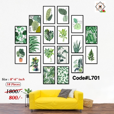 Picture of Premium PVC & HD Sticker Wallmate Set – 18pcs Combo