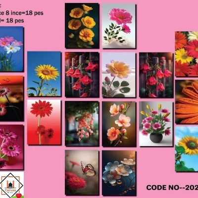 Picture of Premium PVC & HD Sticker Wallmate Set – 18pcs Combo