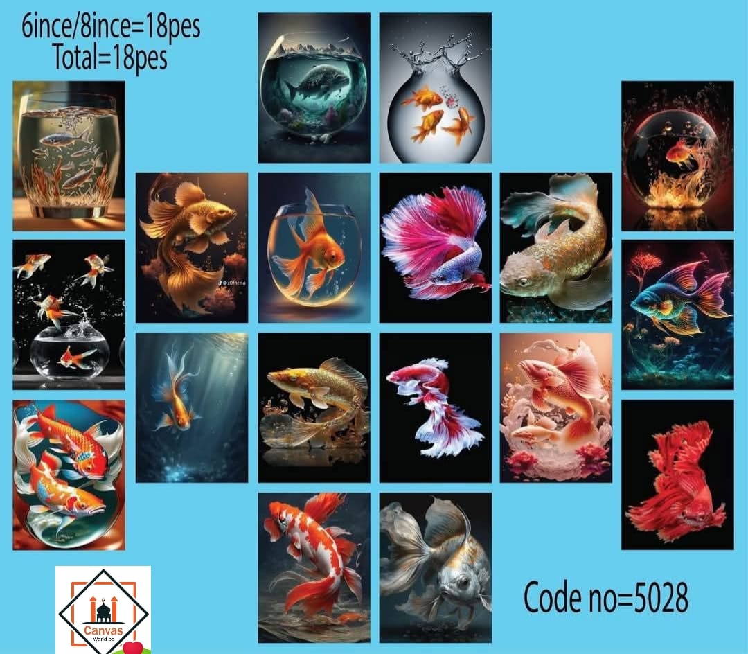 Picture of Premium PVC & HD Sticker Wallmate Set – 18pcs Combo