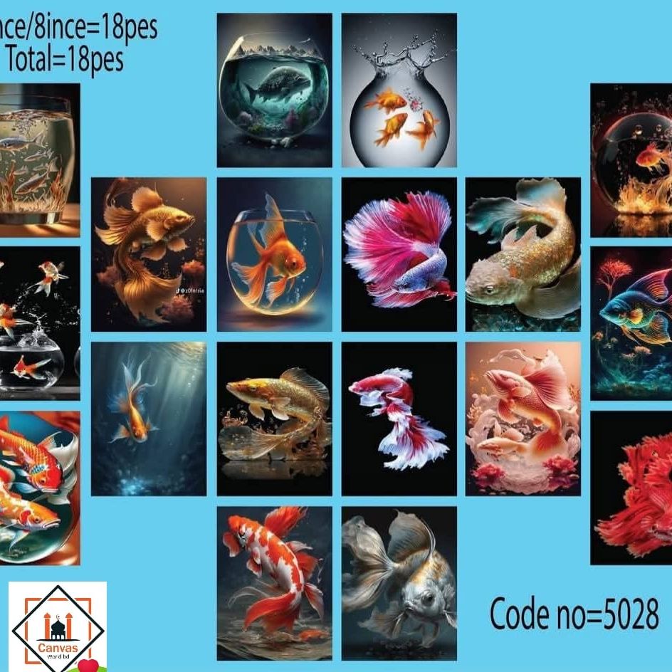 Picture of Premium PVC & HD Sticker Wallmate Set – 18pcs Combo