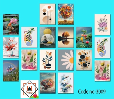 Picture of Premium PVC & HD Sticker Wallmate Set – 18pcs Combo