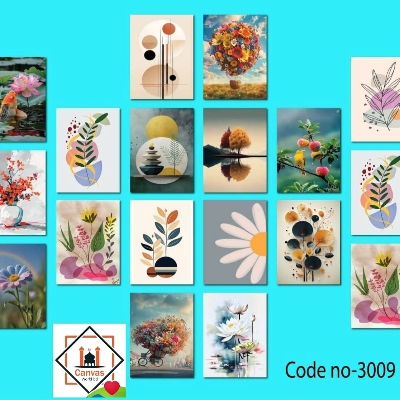 Picture of Premium PVC & HD Sticker Wallmate Set – 18pcs Combo