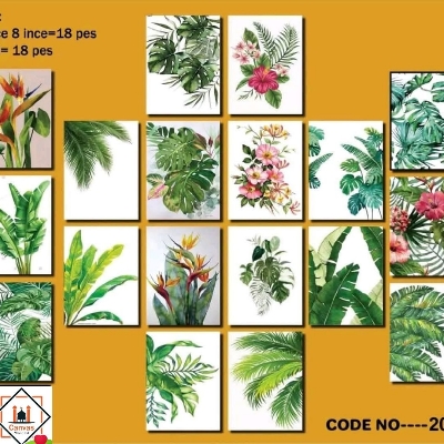 Picture of 18pcs Unique Design Wallmate Combo Set – Perfect for Home & Office Wall Decoration