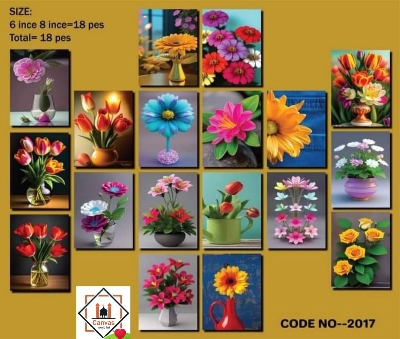 Picture of 18pcs Unique Design Wallmate Combo Set – Perfect for Home & Office Wall Decoration