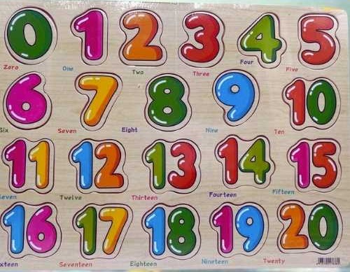 Picture of Wooden Puzzle Alphabet ABCDE