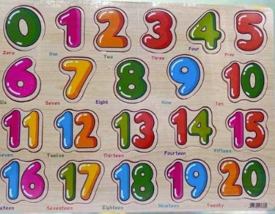 Picture of Wooden Puzzle Alphabet ABCDE