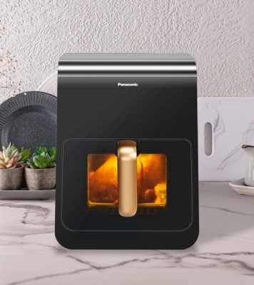 Picture of Panasonic Air Fryer 1450W 6 Liter, Gentle Steam, Dual Core Thermal System, LED Touch Screen, 11 Smart Presets for Easy Operation (NF-CC600)