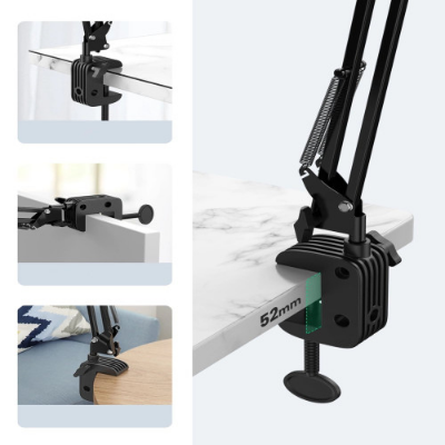 Picture of Adjustable Overhead Mobile Stand Phone Holder 360 Degree Rooted