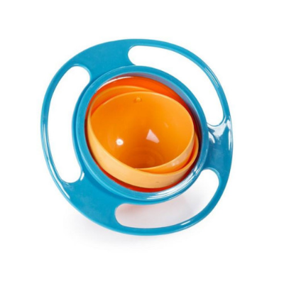Picture of Child Kid Toddler Food Feeding Eating Training No Slip Rotate 360 Degree Rotation Spill Resistant Universal Gyro Bowl