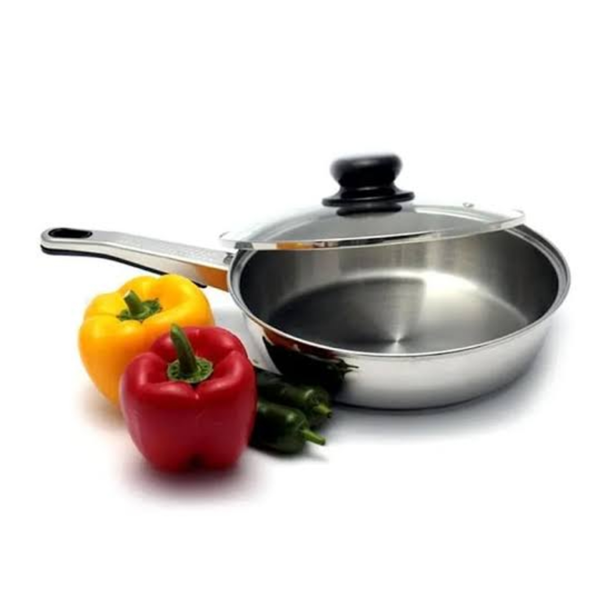 Picture of SKB Frying Pan With Glass Lid-20 CM