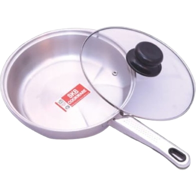 Picture of SKB Frying Pan With Glass Lid-18 CM