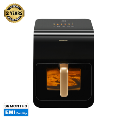 Picture of Panasonic Air Fryer 1450W 6 Liter, Gentle Steam, Dual Core Thermal System, LED Touch Screen, 11 Smart Presets for Easy Operation (NF-CC600)