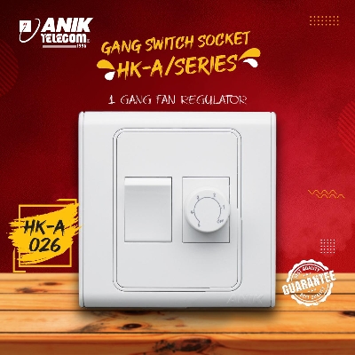 Picture of 1 Gang Fan Regulator, Gang Switch, Switch Socket, Electric Switch