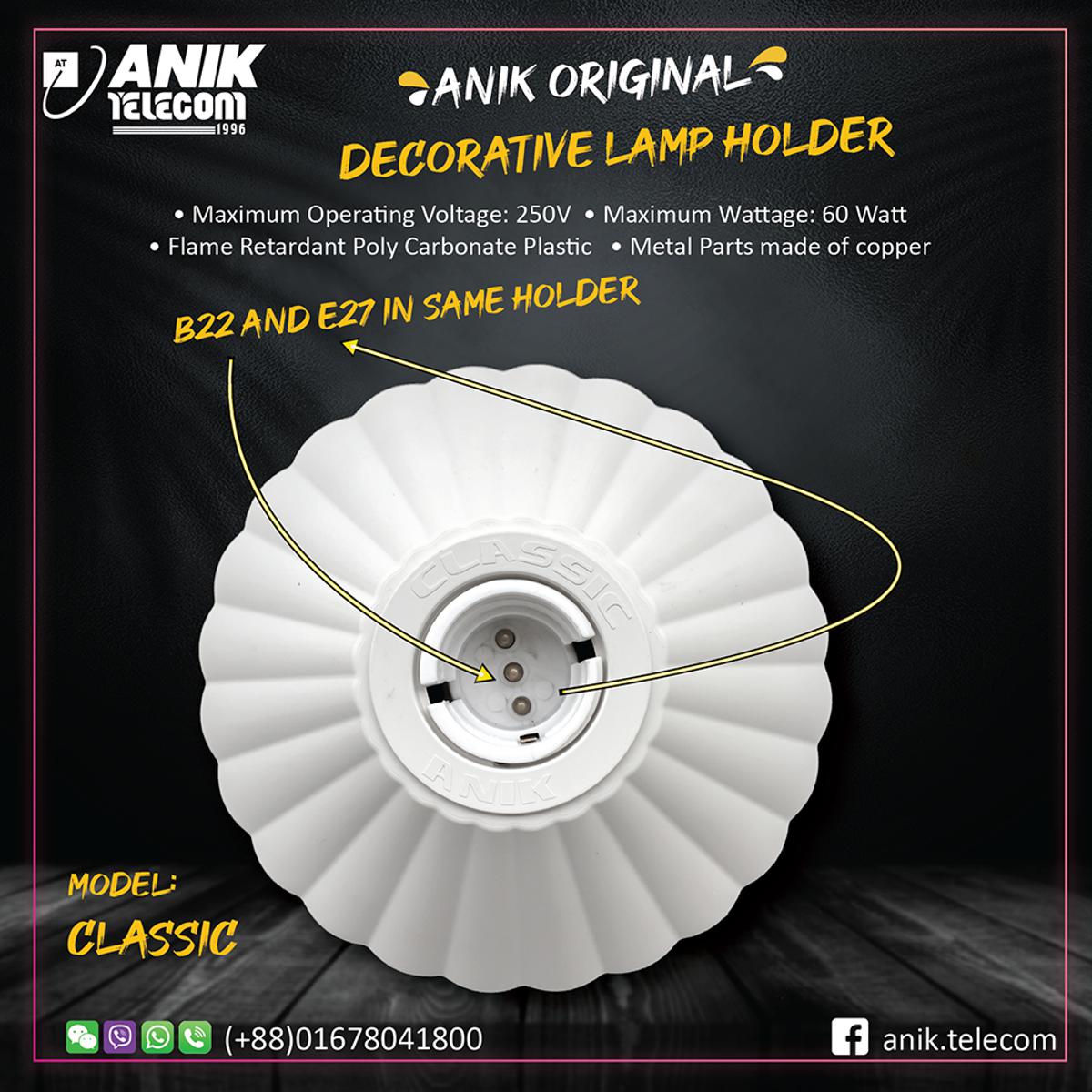 Picture of Model: Classic, Batten Holder, Holder, B22 Holder, E27 Holder, Electrical Accessories