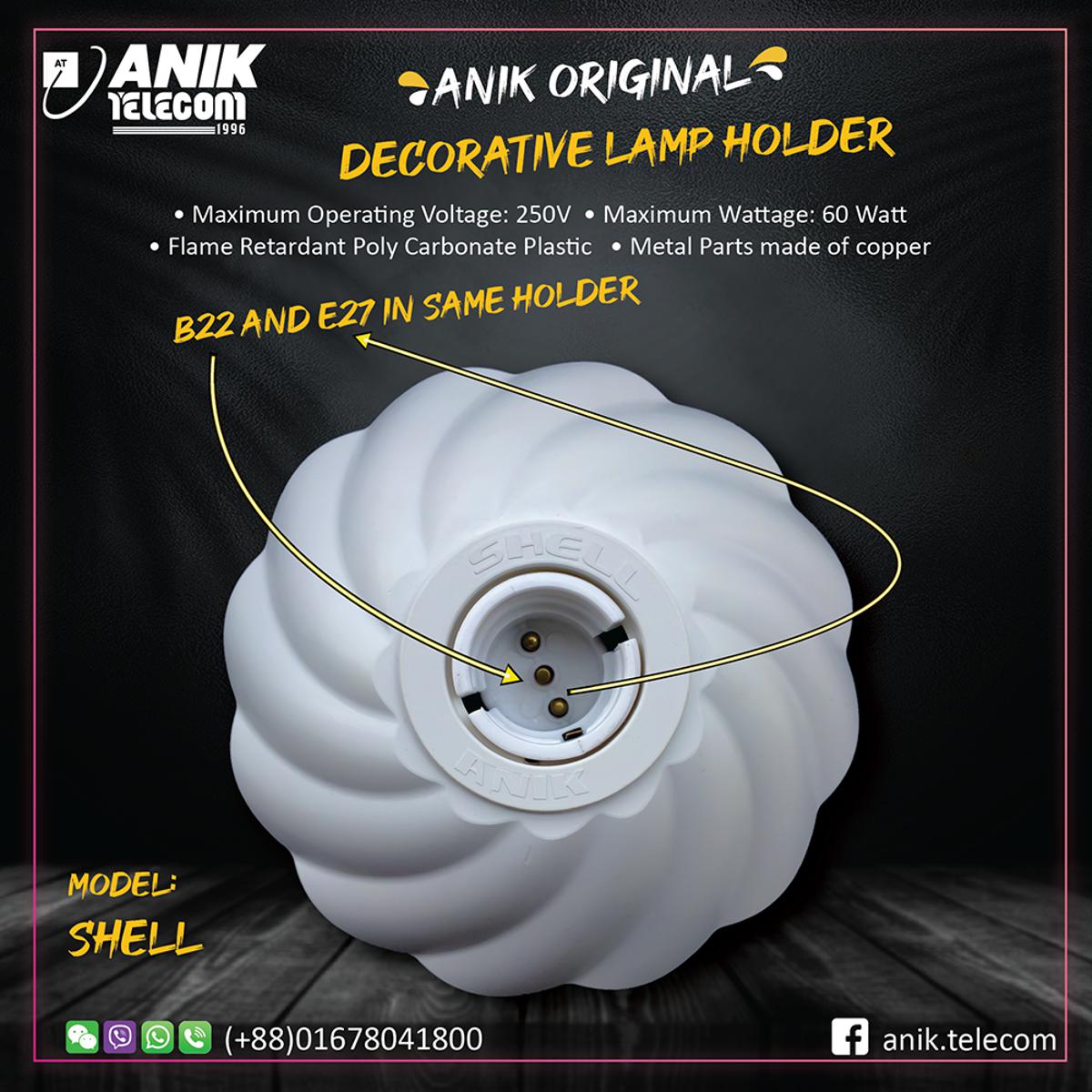 Picture of Model: Shell, Batten Holder, Holder, B22 Holder, E27 Holder, Electrical Accessories