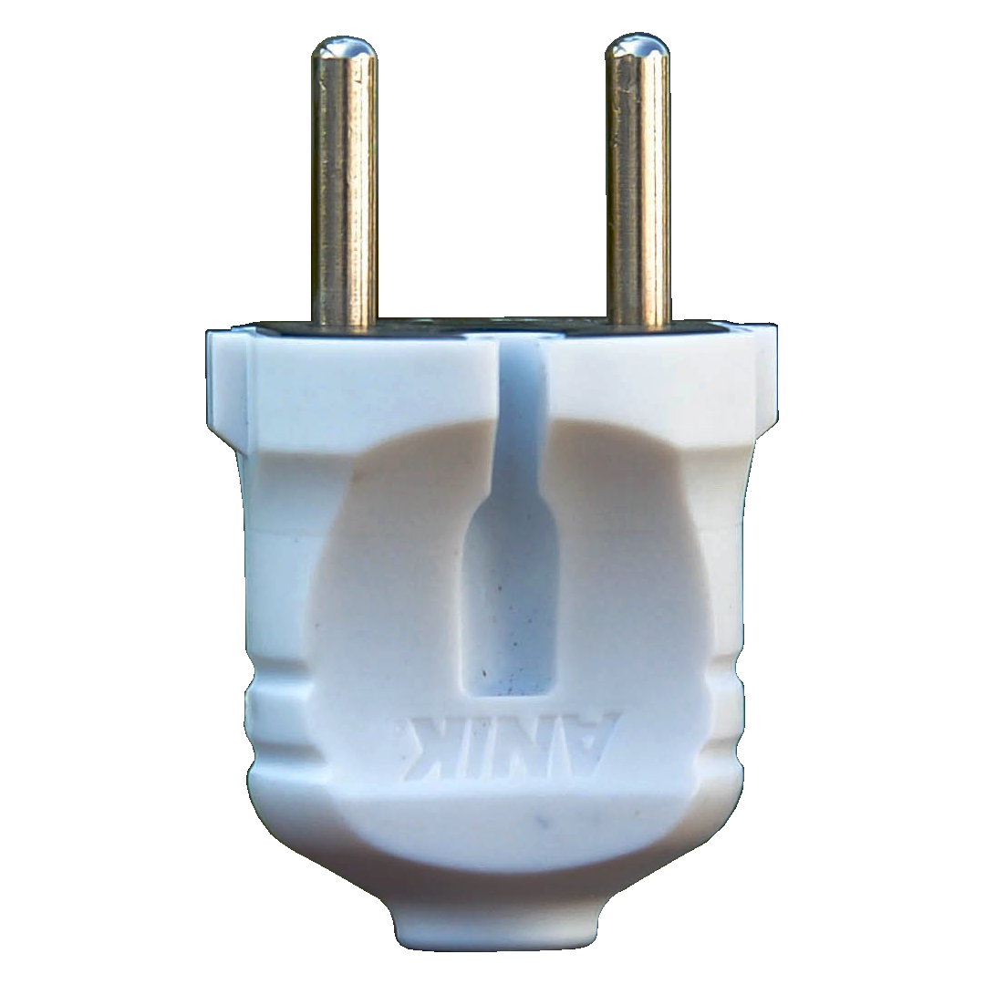 Picture of 2 pin plug, Model - Piano