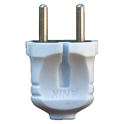 Picture of 2 pin plug, Model - Piano