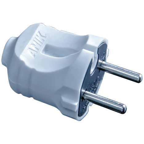 Picture of 2 pin plug, Model - Piano