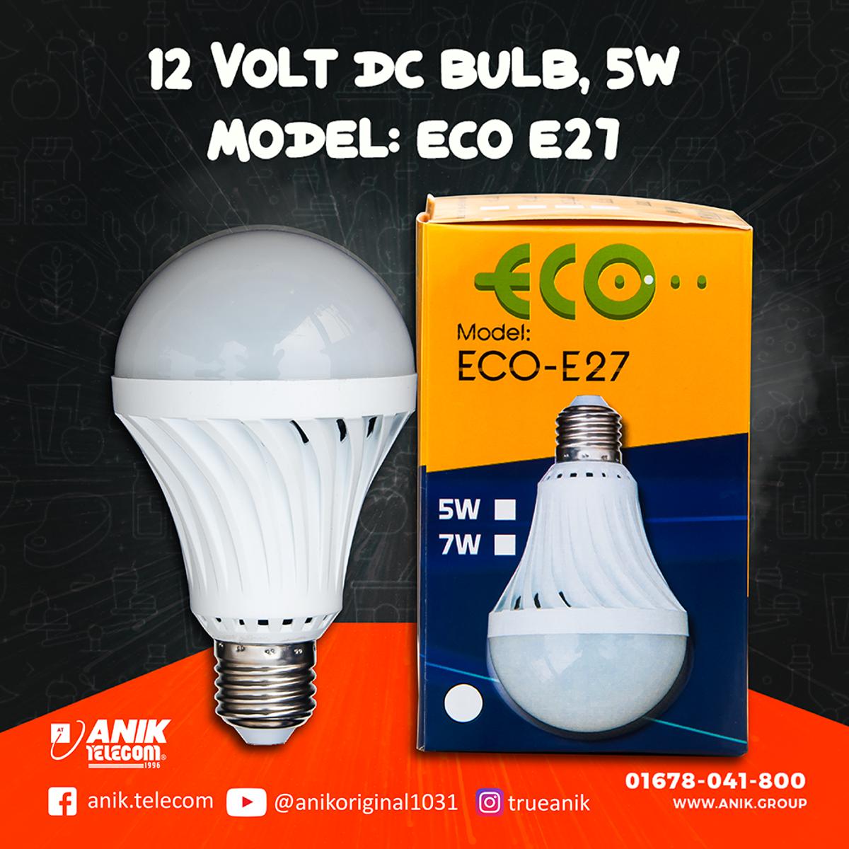 Picture of LED Light, 12V DC Light, 5Watt 12V Solar Bulb (DC Bulb)