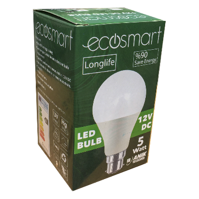 Picture of DC Light, LED Light, 12V DC Light, 5Watt 12V Solar Bulb (DC Bulb)