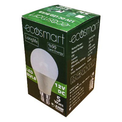 Picture of DC Light, LED Light, 12V DC Light, 5Watt 12V Solar Bulb (DC Bulb)