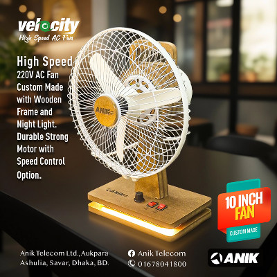 Picture of Table Fan, High Speed Fan, 10 Inch Fan, Wooden Fan, 220 Volt AC Fan