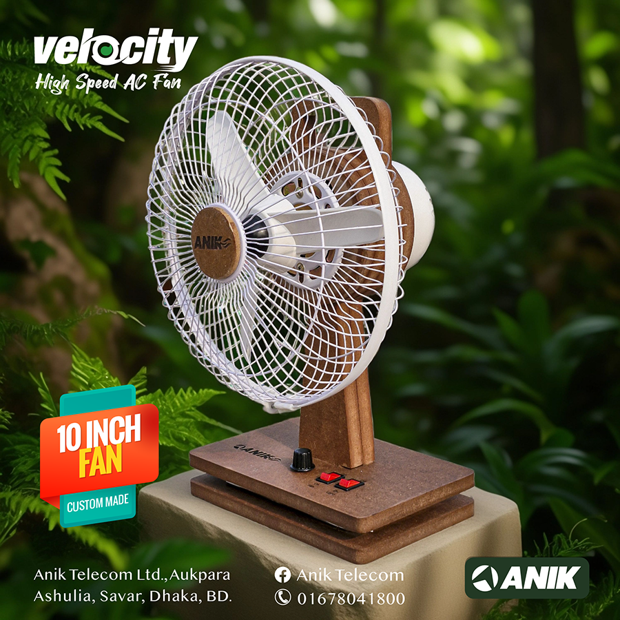 Picture of Table Fan, High Speed Fan, 10 Inch Fan, Wooden Fan, 220 Volt AC Fan