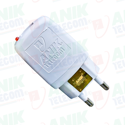 Picture of Mobile Phone Adapter, USB, Single Port, EU Plug, 6 Watt, 1.2 Ampere