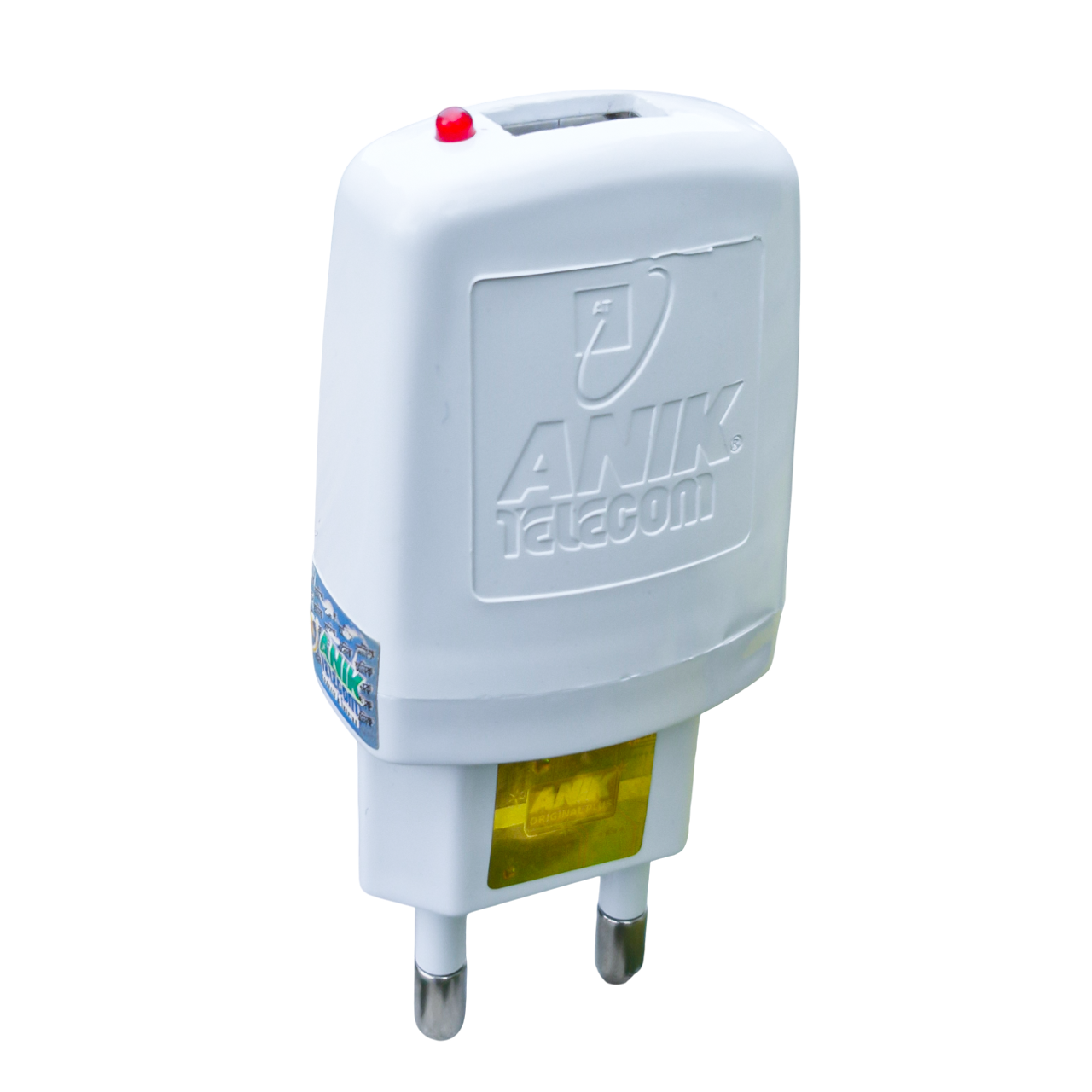 Picture of Mobile Phone Adapter, USB, Single Port, EU Plug, 6 Watt, 1.2 Ampere