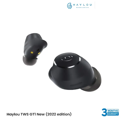 Picture of Haylou GT1 2022 AI call noise cancellation Bluetooth 5.2 TWS Wireless Earbuds With Game Low Latency - Black