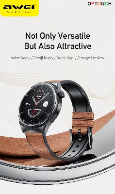 Picture of Awei H27 Smart Watch, 1.43 AMOLED Display with Bluetooth Call, Sports Watch IP68 Waterproof.