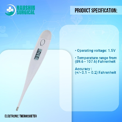 Picture of Electronic thermometer thermometer PP LCD digital display