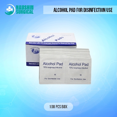 Picture of Alcohol Pad for disinfection use -100 pcs box