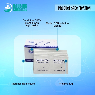 Picture of Alcohol Pad for disinfection use -100 pcs box