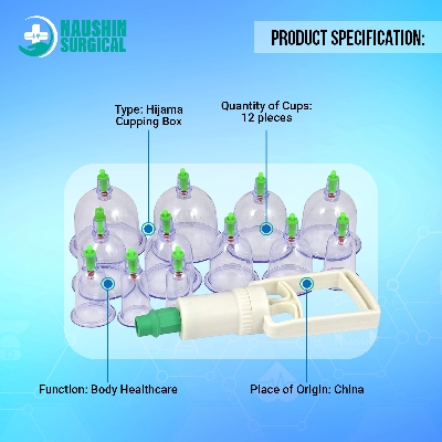 Picture of Vacuum 12 cupping Medical Therapy Magnetic Machine Suction Acupressure Machine