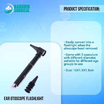 Picture of Ear Otoscope Ear Flashlight Medical Diagnostic Otoscope Ear Care Magnifying Lens Clinical Penlight Flashlight Ear Care Tools Set