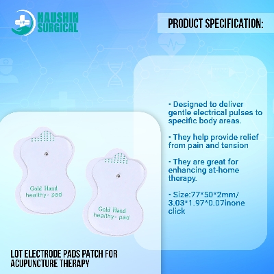 Picture of 2PCS/Lot Electrode Pads Patch For Acupuncture Therapy Machine Body Massager Electrical Muscle Stimulator Slimming Massage Patch