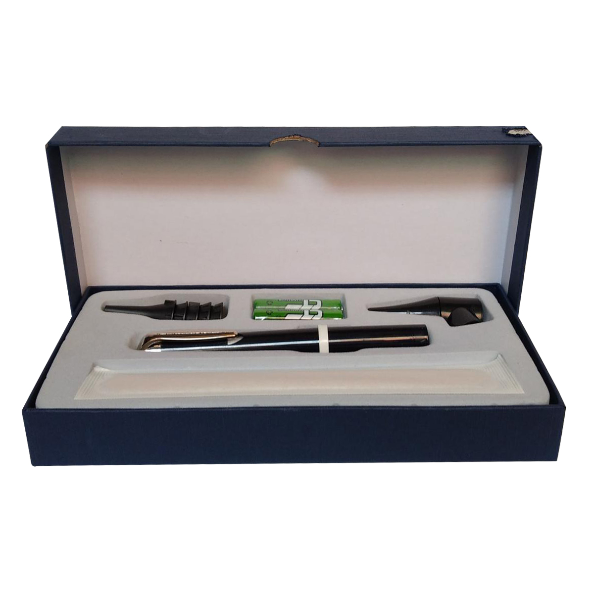 Picture of Diagnostic Otoscope Penlight Ear Cleaner Earpicks Flashlight / Magnifying Glass Len / 4 Glimpse LED Lamp Health Ear Care Tool