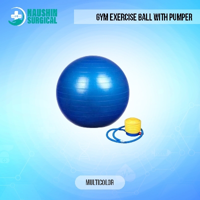 Picture of Gym Exercise Ball with Pumper For Body Fitness Plain
