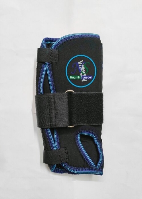 Picture of wrist and forearm splint