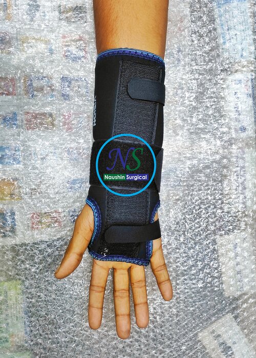 Picture of wrist and forearm splint