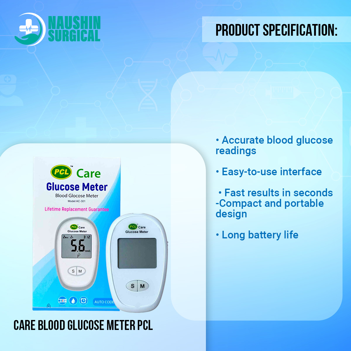 Picture of Care Blood Glucose meter Pcl