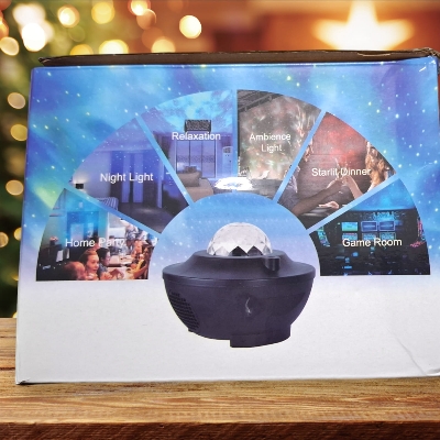 Picture of Galaxy Projector Star Starry Sky LED Night Light Projector Bluetooth Speaker Bedroom Lamp Universal Mini LED Lights Projector Light.