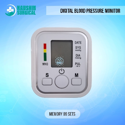 Picture of Digital Arm Blood Pulse Pressure Monitor Electric Tonometer Meter Health Care 99 Memory Sets Household Sphygmomanometer