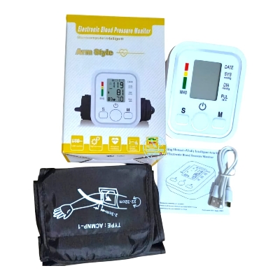 Picture of Digital Arm Blood Pulse Pressure Monitor Electric Tonometer Meter Health Care 99 Memory Sets Household Sphygmomanometer