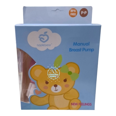 Picture of Apple Bear Brest Pump Manual Control Valve Mom Breastfeeding Baby Milk Suction Feeding Newborn Bottle 1 set