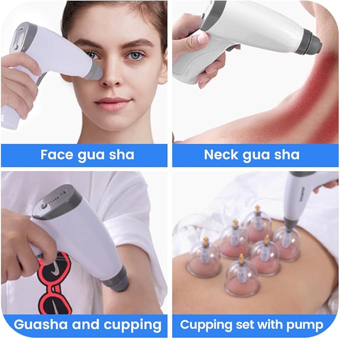 Picture of Electric Vacuum Cupping Machine Therapy Set ,Cupping Sets, Portable Electric Cupping Therapy Set Machine with Pump, Professional Vacuum Suction Cups, Electric Universal Cupping Kit for Homeuse